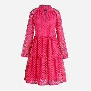 NWT Long sleeve eyelet dress